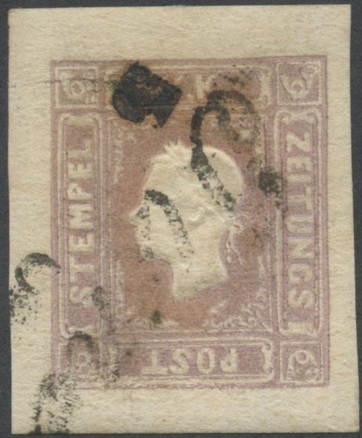 Lombardy Veneto - Newspaper stamps n.9  - Auction Stamps and Postal History - Bertolami Fine Art - Casa d'Aste