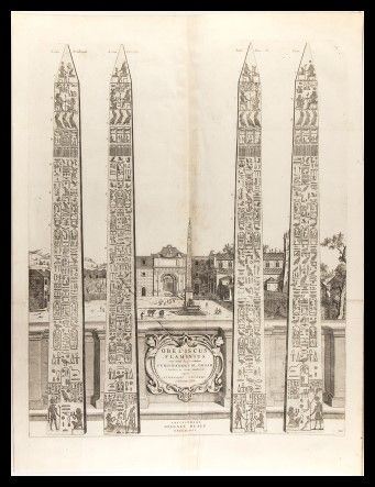 Obeliscus Flaminius … opera Athanasii Kircheri, e Societate Jesu...
