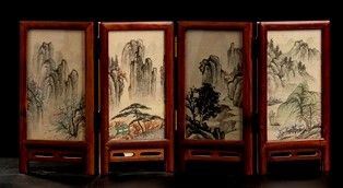 MODELLINO DI PARAVENTO
Cina, XX secolo...  - Asta Arte asiatica e tribale - Bertolami Fine Art - Casa d'Aste