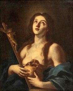 Pietro Bardellino : Maddalena penitente...  - Asta Dipinti, Disegni e Sculture dal XIV al XIX secolo - Bertolami Fine Art - Casa d'Aste