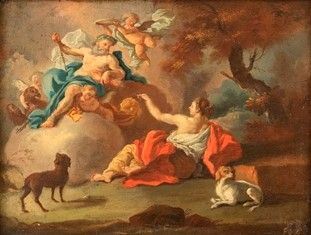 AMBITO DI FRANCESCO DE MURA (Napoli, 1696 - 1782) - Giove e Io...