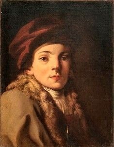Artista veneziano, XVIII secolo : Ritratto di fanciullo con berretto rosso...  - Asta Dipinti, Disegni e Sculture dal XIV al XIX secolo - Bertolami Fine Art - Casa d'Aste