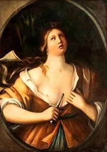 Suicidio di Lucrezia ...  - Asta Dipinti, Disegni e Sculture dal XIV al XIX secolo - Bertolami Fine Art - Casa d'Aste