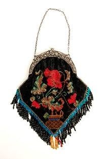 BORSETTA VINTAGE RICAMATA...