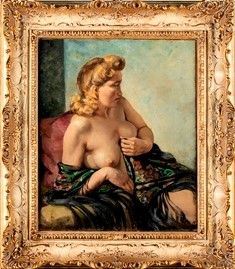 PHILIPPE DE ROUGEMONT (1891-1965) : Studio di nudo...  - Auction Arte moderna e contemporanea. Dipinti, disegni, sculture e stampe d'autore del XIX e del XX secolo - Bertolami Fine Art - Casa d'Aste