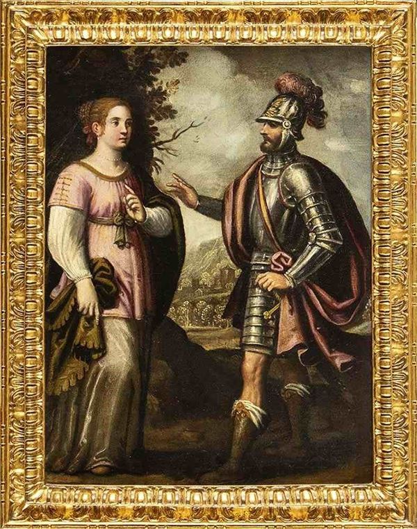 Scuola ferrarese, inizio XVII secolo - Rolando e Armida ...