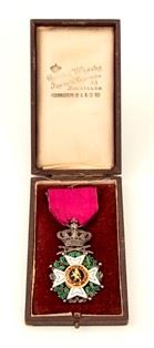 Belgio, Prima Metà XX Sec. Ordine di Leopoldo, Insegna di Cavaliere per Meriti