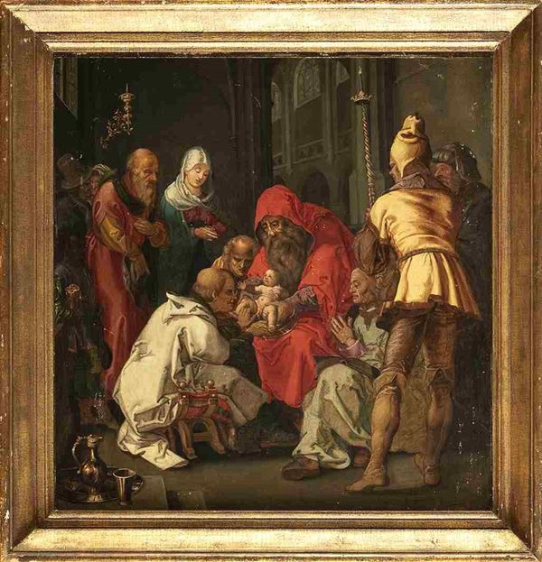 ARTISTA FIAMMINGO, FINE XVI / INIZIO XVII SECOLO - Circoncisione di Cristo...