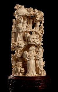 COMPOSIZIONE CON FIGURE IN AVORIO
Cina, inizio del XX secolo...
