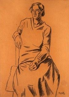 ALBERTO MAGNELLI - Donna seduta, 1925...