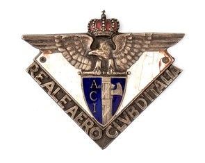 Distintivo del reale aeroclub d'Italia...