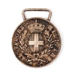 Medaglia d'argento al valor militare...  - Asta Fashion&Luxury, Memorabilia, Militaria, Medaglie e Ordini Cavallereschi - Bertolami Fine Art - Casa d'Aste