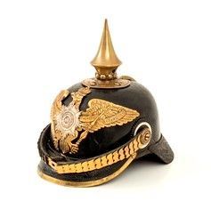 Pickelhaube m. 1867  da truppa da granatiere della guardia, Prussia, terzo quar...  - Asta Fashion&Luxury, Memorabilia, Militaria, Medaglie e Ordini Cavallereschi - Bertolami Fine Art - Casa d'Aste