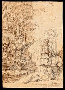 Allegoria del Tempo (figura per frontespizio?) ...