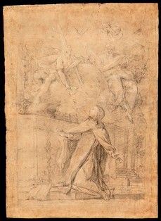 Ercole Graziani (Bologna, 1688 - 1706) - Visione della Trinità di Santa Teresa d'Avila...