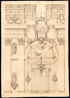 Progetto per la decorazione della cappella di una chiesa...