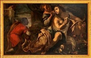 Betsabea al bagno...  - Asta Dipinti, Disegni e Sculture dal XIV al XIX secolo - Bertolami Fine Art - Casa d'Aste