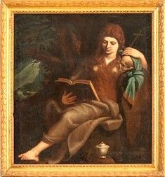 Maddalena penitente...  - Asta Dipinti, Disegni e Sculture dal XIV al XIX secolo - Bertolami Fine Art - Casa d'Aste