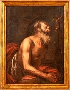 Giuseppe Assereto : San Girolamo ...  - Asta Dipinti, Disegni e Sculture dal XIV al XIX secolo - Bertolami Fine Art - Casa d'Aste