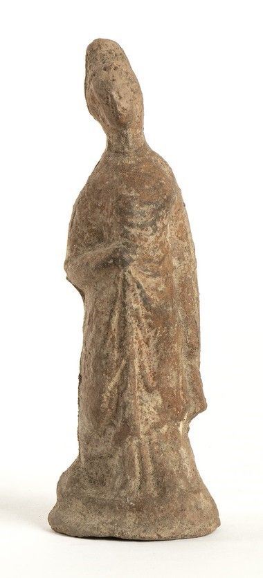 TANAGRINA
IV - III secolo a.C.
Terracotta, alt. cm 14

Statuina femminile, cosi...