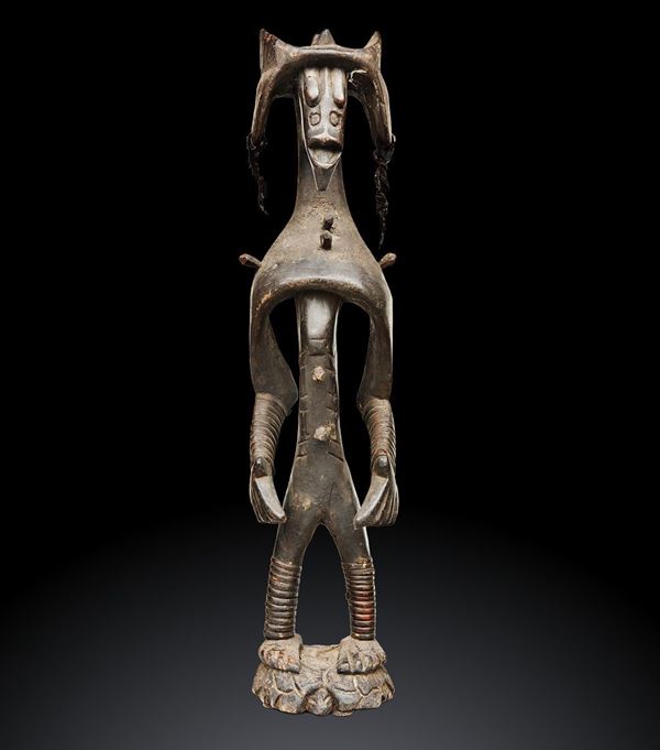 SCULTURA ANTROPOMORFA IN LEGNO, IAGALGANGA
Nigeria, Mumuye...  - Asta Arte asiatica e tribale - Bertolami Fine Art - Casa d'Aste