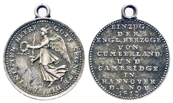 GERMANIA. Medaglia 6a coalizione antifrancese (1812-1814). L'esercito inglese, ...  - Asta Monete e medaglie moderne Italiane ed Estere - Bertolami Fine Art - Casa d'Aste