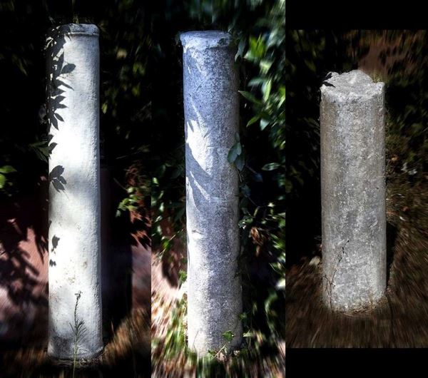 GRUPPO DI TRE COLONNE
Epoca romana
Marmo, alt. m 1,49, 1,29 e 0,89; diam. cm 24...  - Auction Archeologia. Dall' antichità preclassica al Grand Tour - Bertolami Fine Art - Casa d'Aste