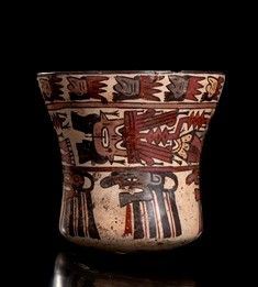 CONTENITORE IN CERAMICA DIPINTA
Perù, cultura Nazca...  - Asta Arte asiatica e tribale - Bertolami Fine Art - Casa d'Aste