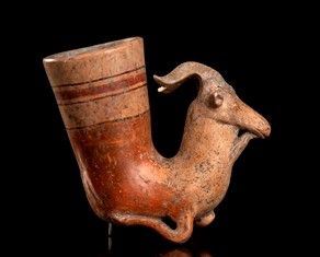 CONTENITORE ZOOMORFO IN CERAMICA DIPINTA, RHYTON
Iran, Amlash, VIII-VII secolo ...