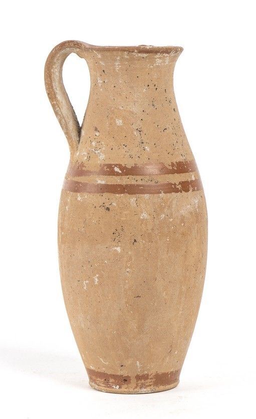 FIASCHETTA MONOANSATA ITALO-GEOMETRICA
VII - VI secolo a.C.
alt. cm 14

Proveni...