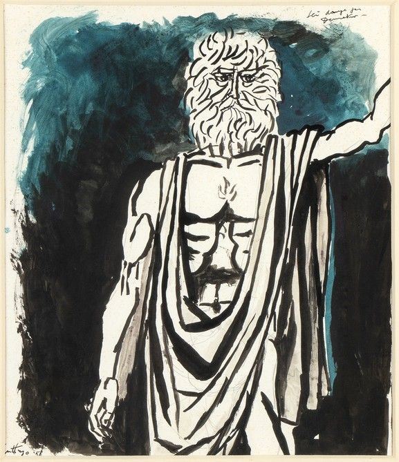 RENATO GUTTUSO : Sei danze per Demetra...  - Auction Arte moderna e contemporanea. Dipinti, disegni, sculture e stampe d'autore del XIX e del XX secolo - Bertolami Fine Art - Casa d'Aste