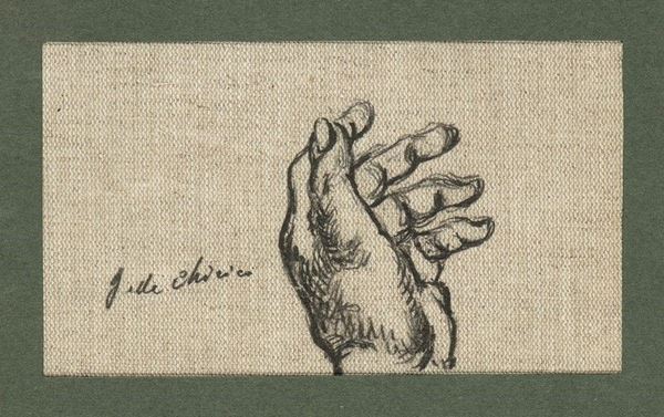 GIORGIO DE CHIRICO : Studio di mano...  - Auction Arte moderna e contemporanea. Dipinti, disegni, sculture e stampe d'autore del XIX e del XX secolo - Bertolami Fine Art - Casa d'Aste