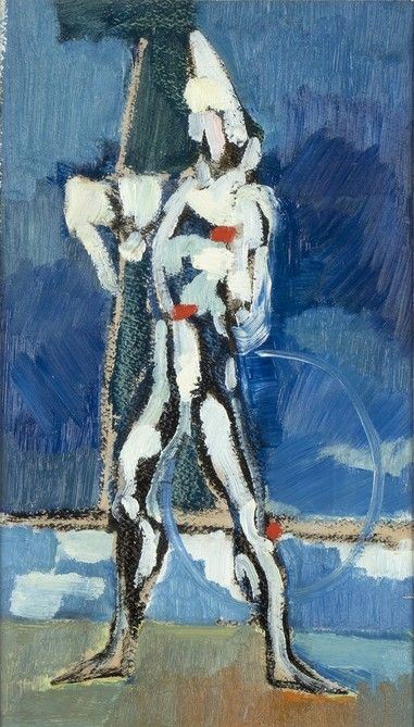 ANTONIO VANGELLI (Roma, 1917 - 2004) - Figura circense...