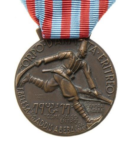 A BRONZE MEDAL FOR THE ERITREAN ARMY CORPS...