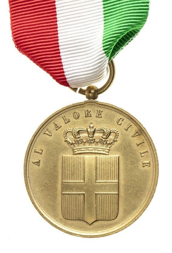 MEDAGLIA DEL REGGIMENTO CAVALLEGGERI DI PALERMO...  - Asta La collezione Clodomiro Tavani di medaglie, onorificenze e ordini cavallereschi - Bertolami Fine Art - Casa d'Aste