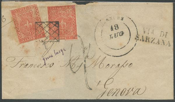 Parma Cancellations - BAGNONE  - Auction Stamps and Postal History - Bertolami Fine Art - Casa d'Aste