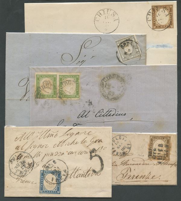 Sardinia IV issue - Interesting set.