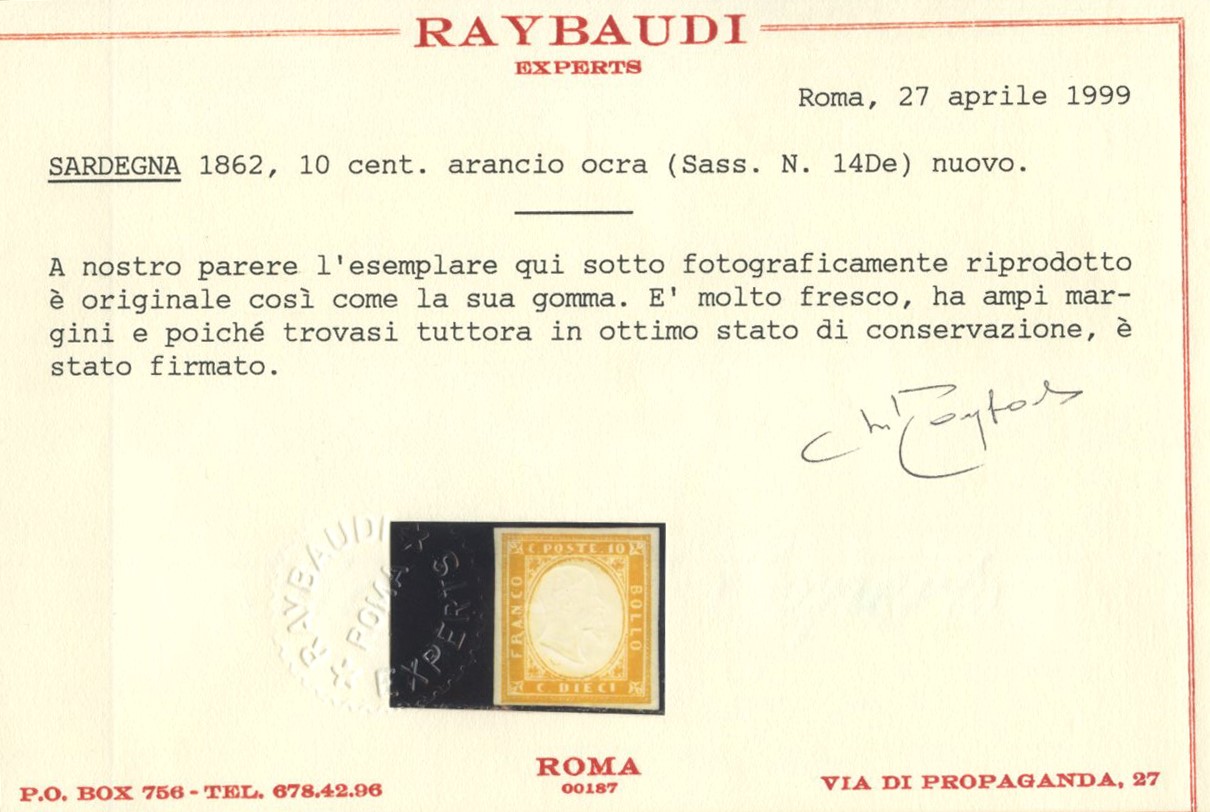 Sardegna IV Emissione - Interessante Insieme.