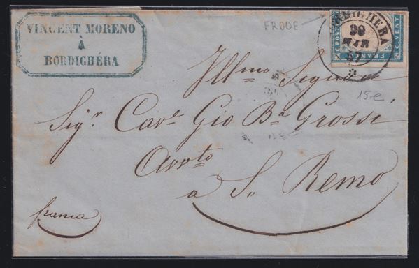 Sardinia - IV issue, Postal Fraud