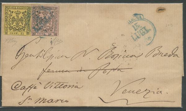 Modena - Postal History  - Auction Stamps and Postal History - Bertolami Fine Art - Casa d'Aste