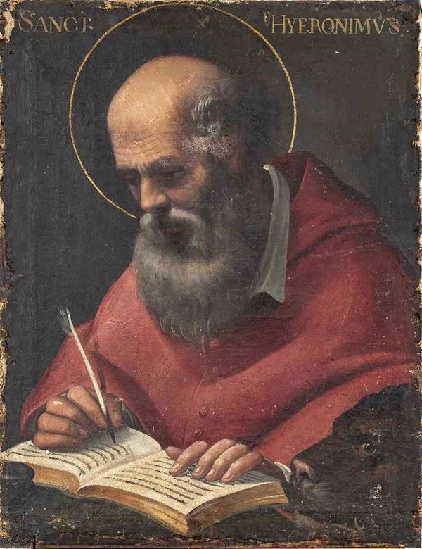 San Girolamo nello studio...  - Auction Dipinti e Disegni dal XV al XIX secolo - Bertolami Fine Art - Casa d'Aste