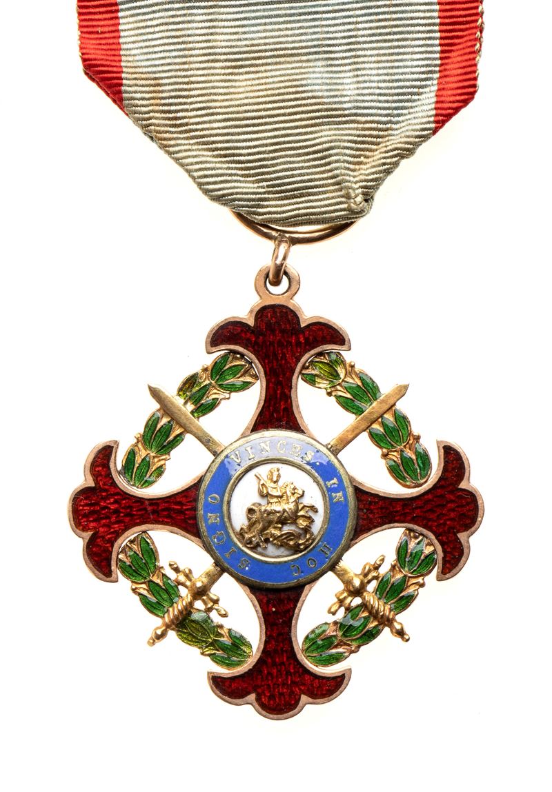 Real Ordine Militare di San Giorgio della Riunione, Oro