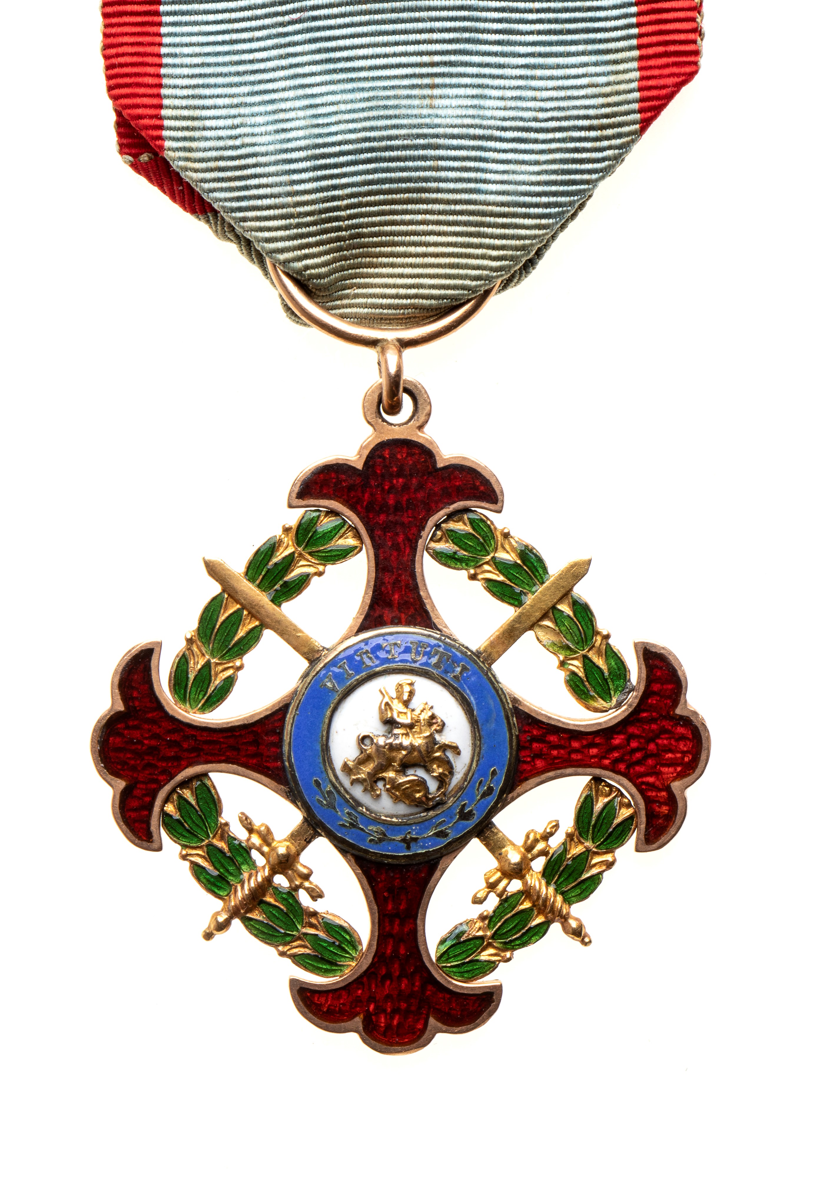 Real Ordine Militare di San Giorgio della Riunione, Oro