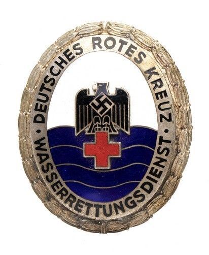 Distintivo del Deutsches Rotes Kreuz-Wasserrettungsdienst ...  - Asta La collezione Clodomiro Tavani di medaglie, onorificenze e ordini cavallereschi - Bertolami Fine Art - Casa d'Aste