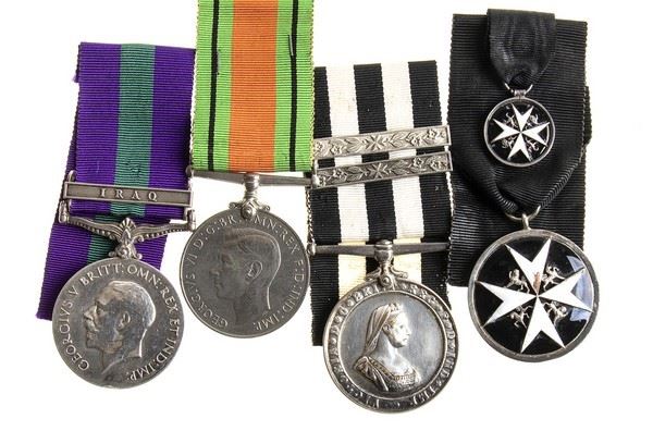 LOT OF FOUR MEDALS...  (GRAN BRETAGNA...)  - SILVER AND MISCELLANEOUS METAPS, 36-37 MM - Auction Militaria, Medals and Orders of Chivalry - Bertolami Fine Art - Casa d'Aste
