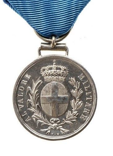 SPEDIZIONE D'ORIENTE 1855-1856, MEDAGLIA D'ARGENTO AL VALOR MILITARE...