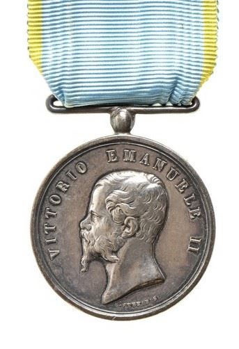 MEDAL FOR THE CRIMEA CAMPAIGN OF THE KINGDOM OF SARDINIA, "CRIMEA SARDA"...  (ORDINI E MEDAGLIE - ITALIA, REGNO...)  - silver, 36,2 MM - Auction Militaria, Medals and Orders of Chivalry - Bertolami Fine Art - Casa d'Aste