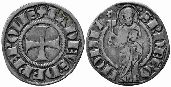 BOLOGNA. Taddeo Pepoli (1337-1350). Doppio grosso o Pepolese. Ag (2,68 g). MIR ...