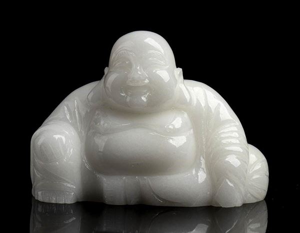 Scultura in quarzo bianco...  - Auction CORALLI, PERLE E CAMMEI: GIOIELLI E OGGETTI D’ARTE DALLA LIQUIDAZIONE DELL’AZIENDA MONDIAL CORAL DI TORRE DEL GRECO - Bertolami Fine Art - Casa d'Aste