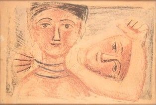 MASSIMO CAMPIGLI : Due donne...  - Asta Arte Moderna e Contemporanea - Pittura, Scultura, Arti decorative e Disegni dal XIX al XXI secolo - Bertolami Fine Art - Casa d'Aste